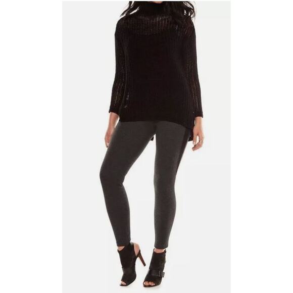 Elie Tahari for Design Nation Black Open-Work Vented Back Chenille Sweater S - Picture 1 of 10